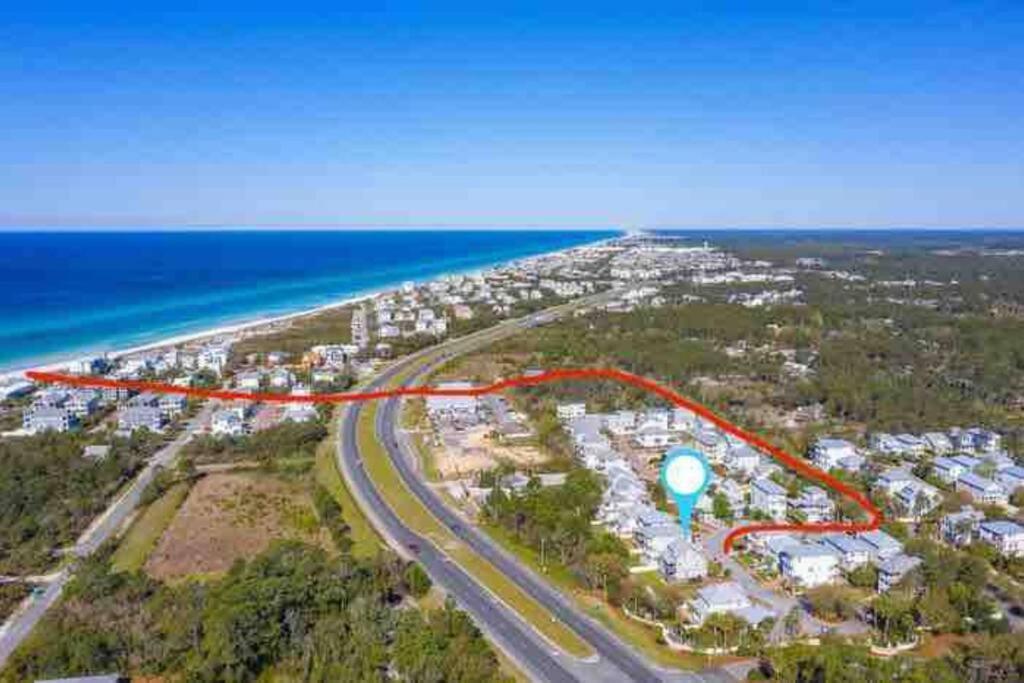 30A Coastal Home Walk To Beach, Lake & Pool Inlet Beach Luaran gambar